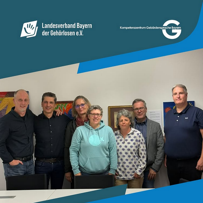 Treffen zum Thema „Gehörlosengeld in Bayern“